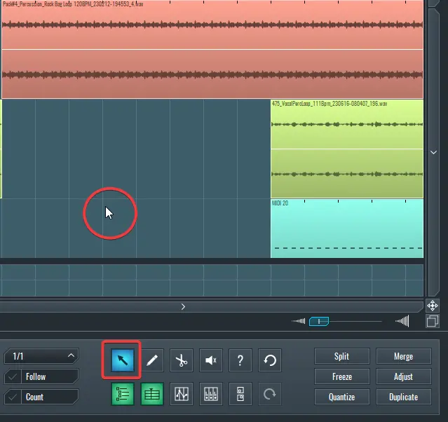 This is a screen capture showcasing the SoundBridge Select tool