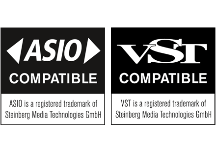 The VST & ASIO trademark logos.