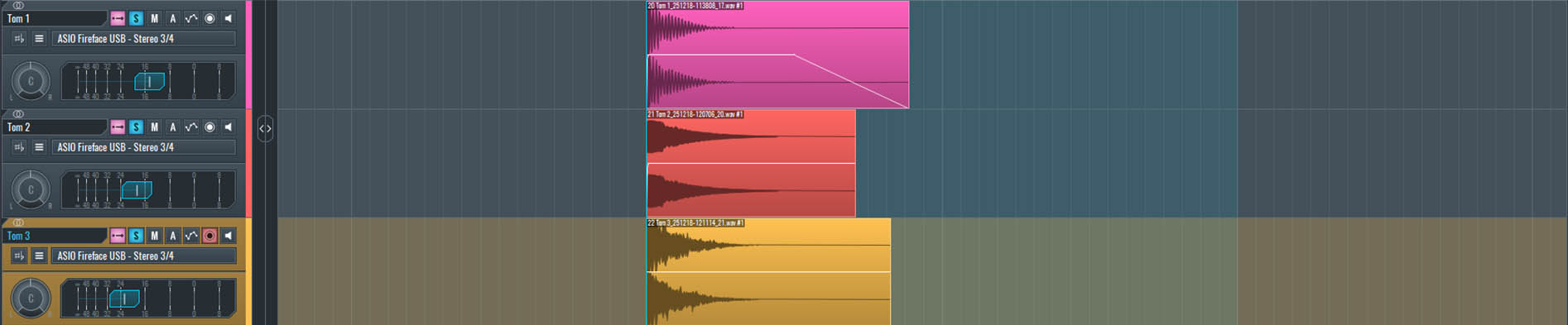 This is an image of our different tom layers in SoundBridge.