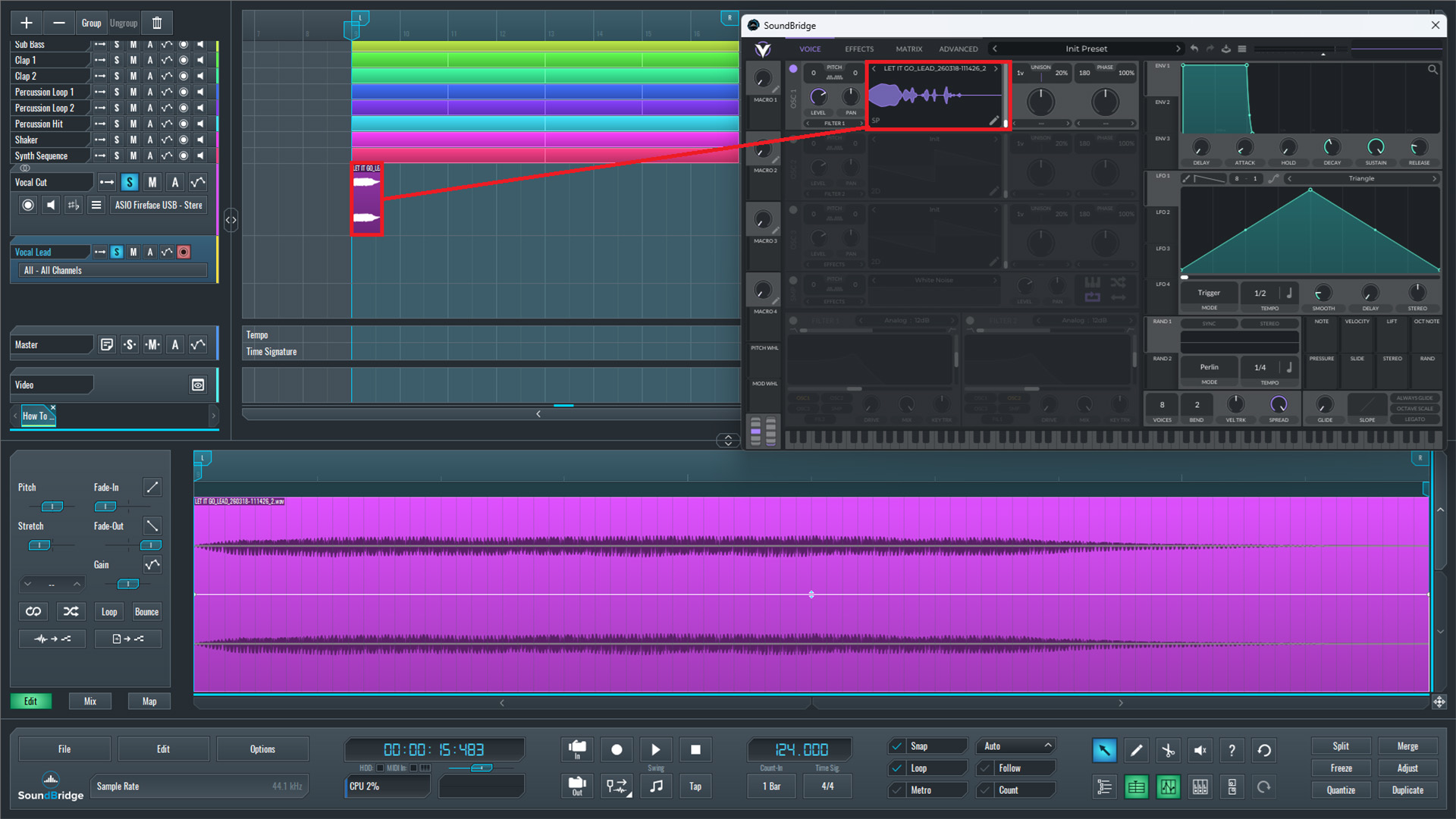 This is an image of our Vocal Lead Sample in Vital