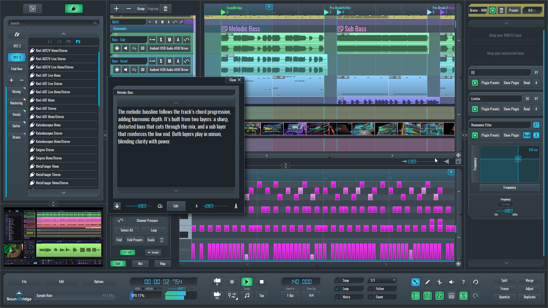 This is an image of SoundBridge's Virtual Collaboration Interface