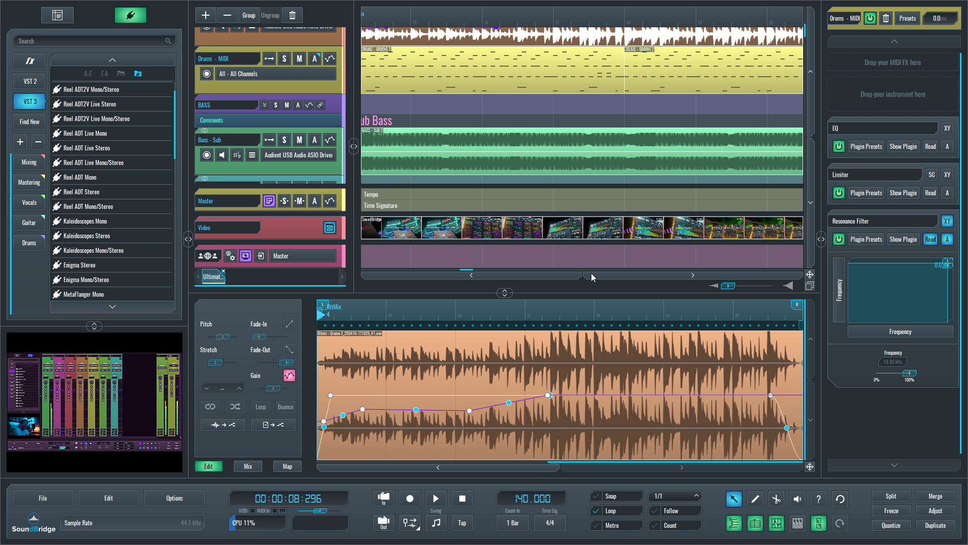 This is an image of a SoundBridge Virtual Collaboration session