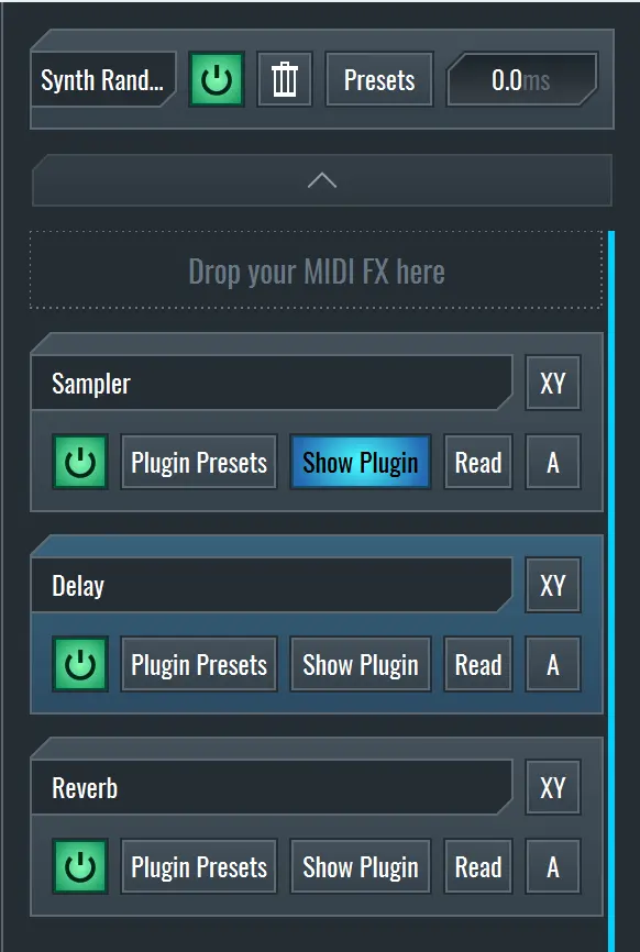 adding effects like delay and reverb