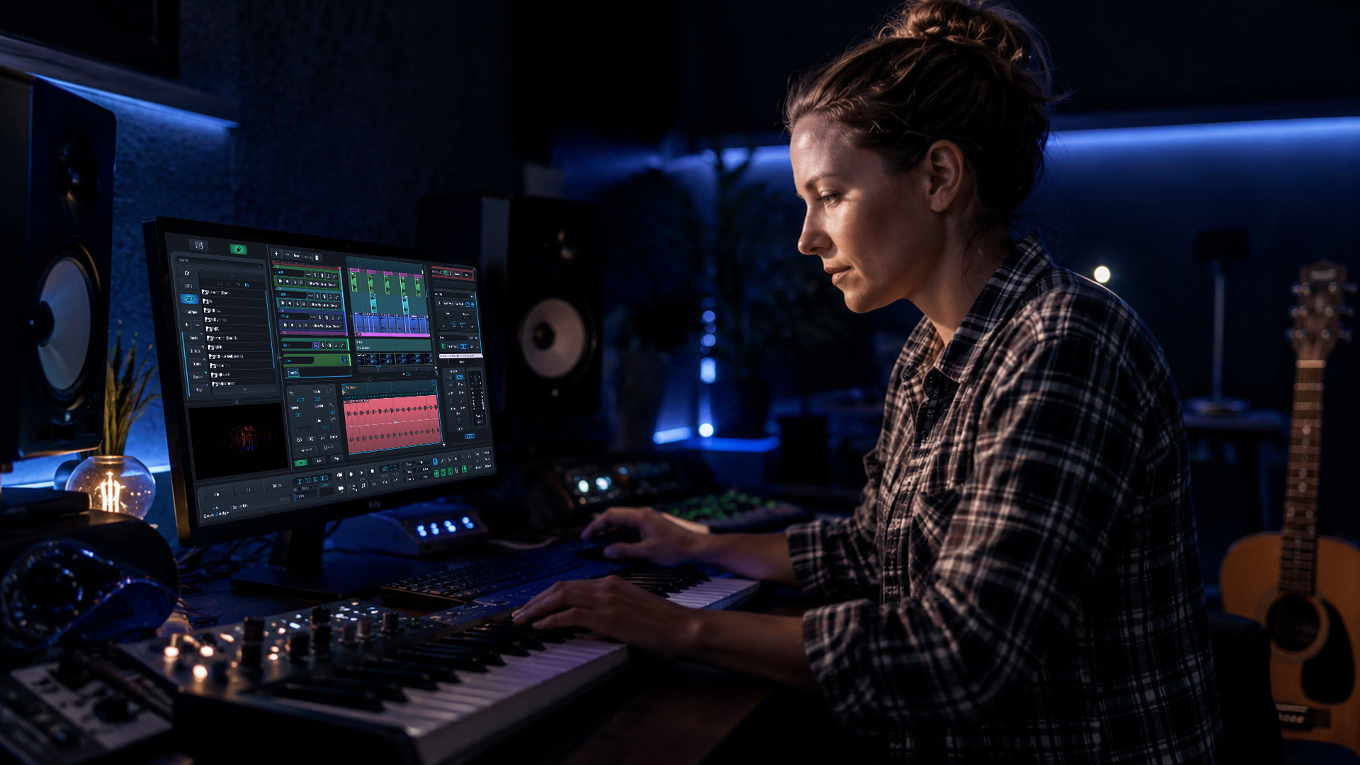 A musician reviewing session compatibility