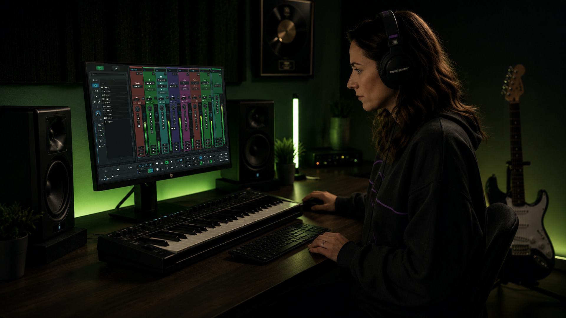 This is an image of a producer on a plugin-heavy session on a Windows PC