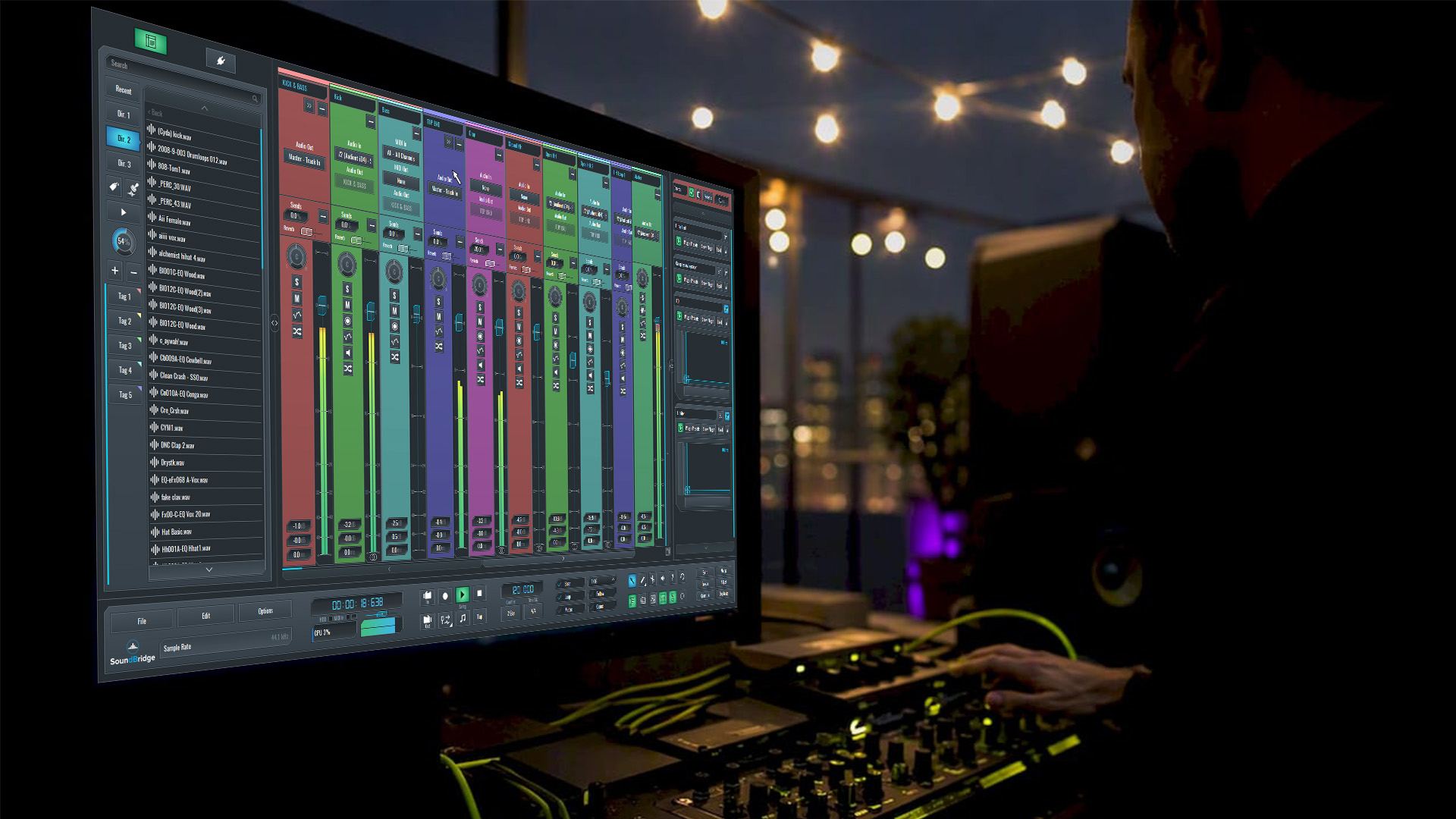 DAW snapshot version control interface