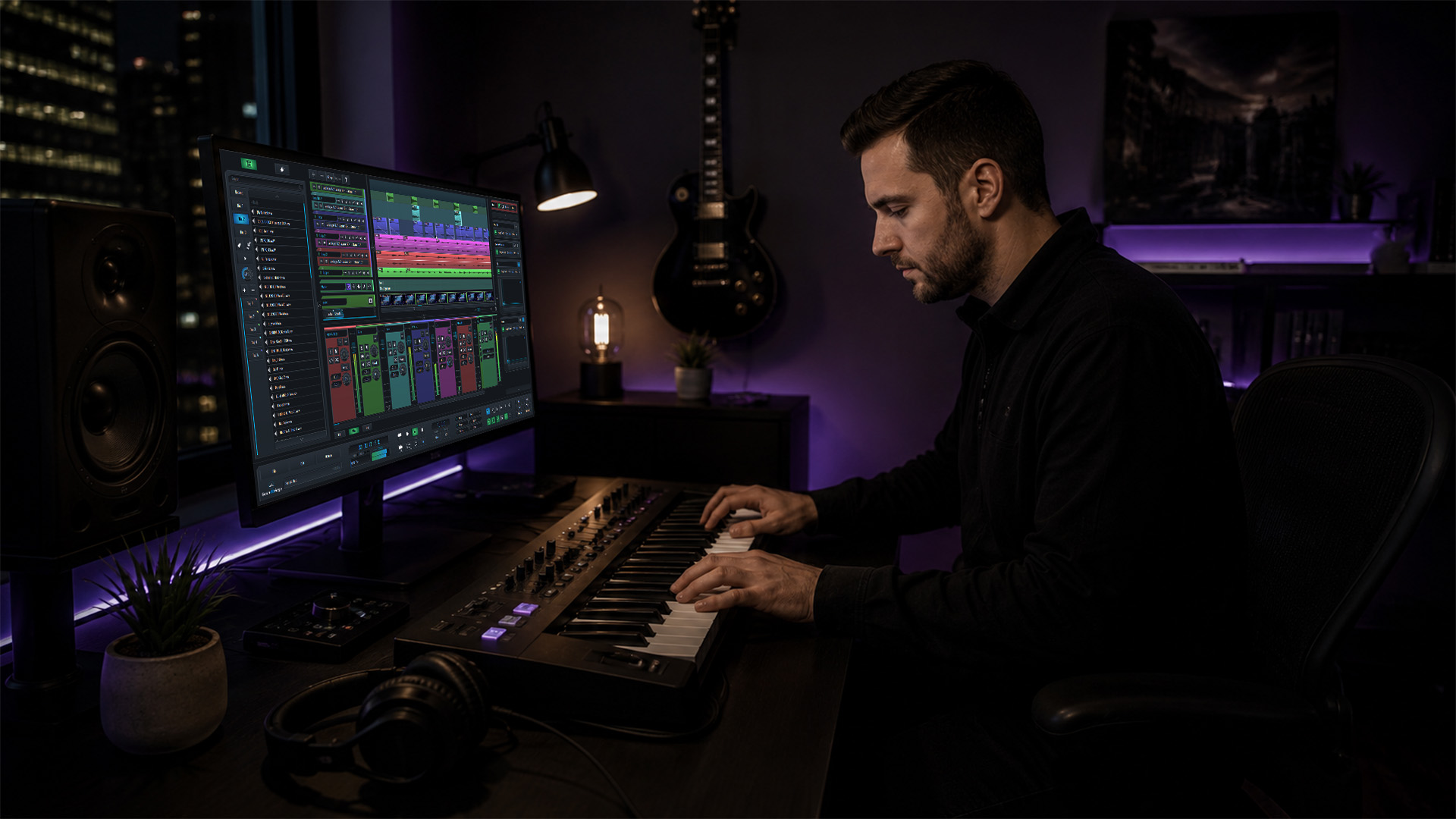 A DAW interface with real-time collaboration